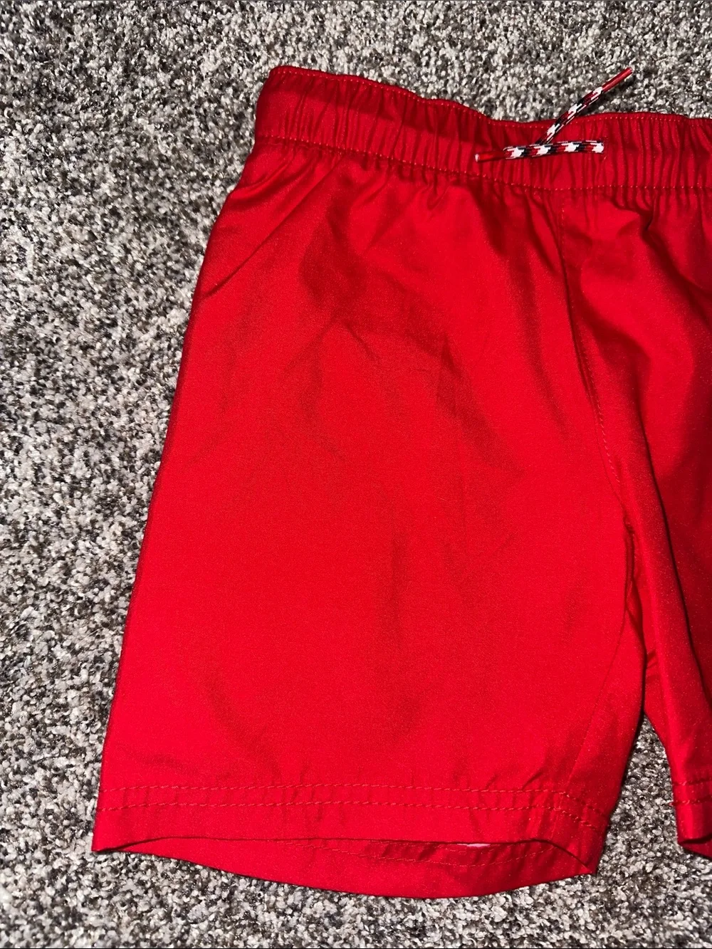Old Navy Red Boys' Swim Shorts with Drawstring